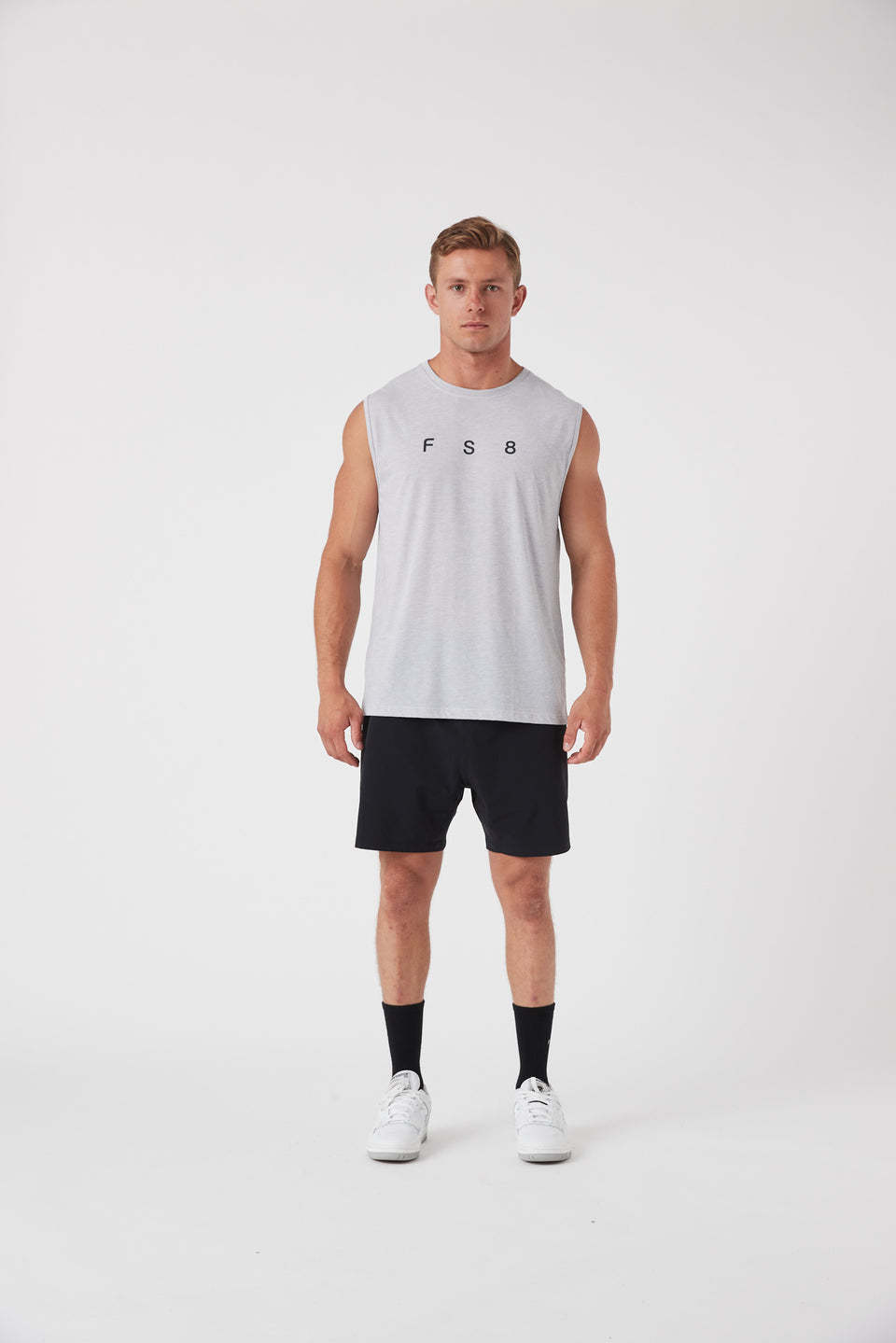 FS8 Merchandise Men's Oxy Muscle - White Marle