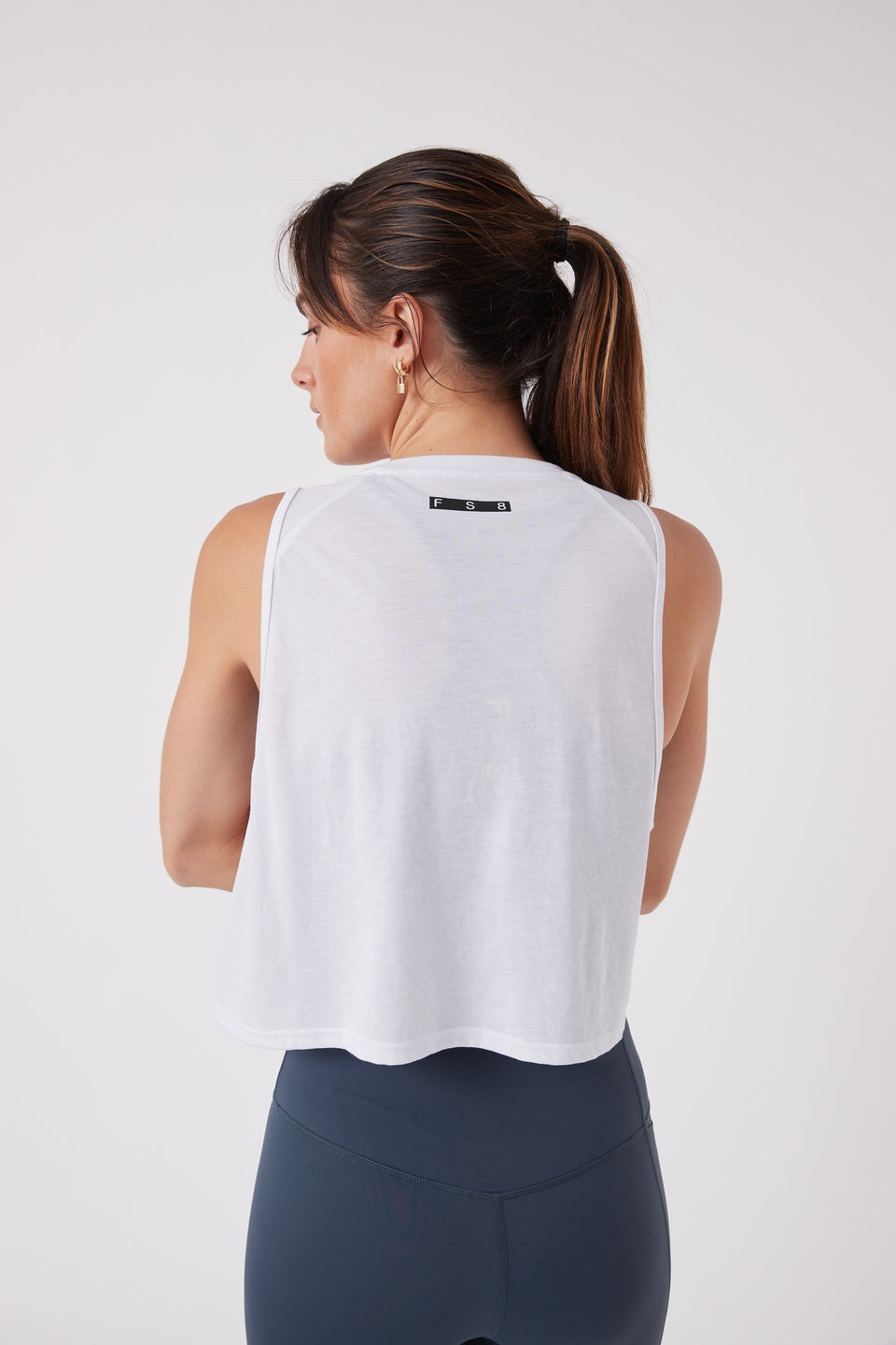 FS8 Merchandise Women's Oxy Cropped Tank - White