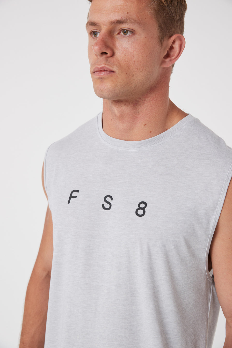 FS8 Merchandise Men's Oxy Muscle - White Marle